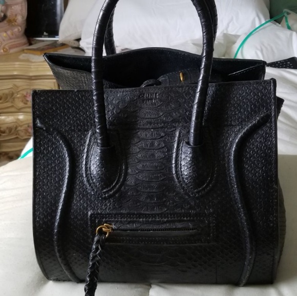 Black phython Celine  bag in good condition - Picture 7 of 8